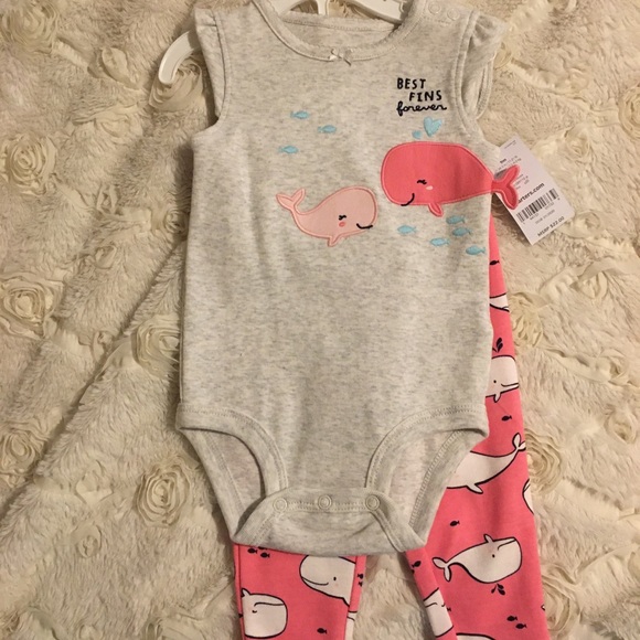 Carter’s two-piece Whale 🐳 Outfit